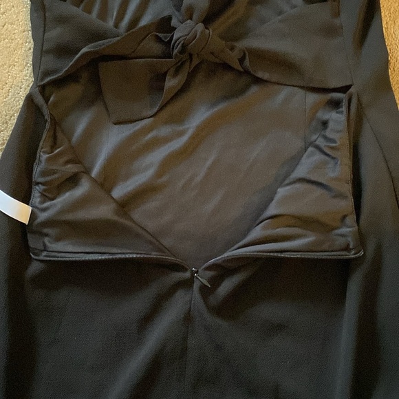 LUCY IN THE SKY DOUBLE TIE BACK RUFFLED HEM MINI DRESS - Picture 8 of 10